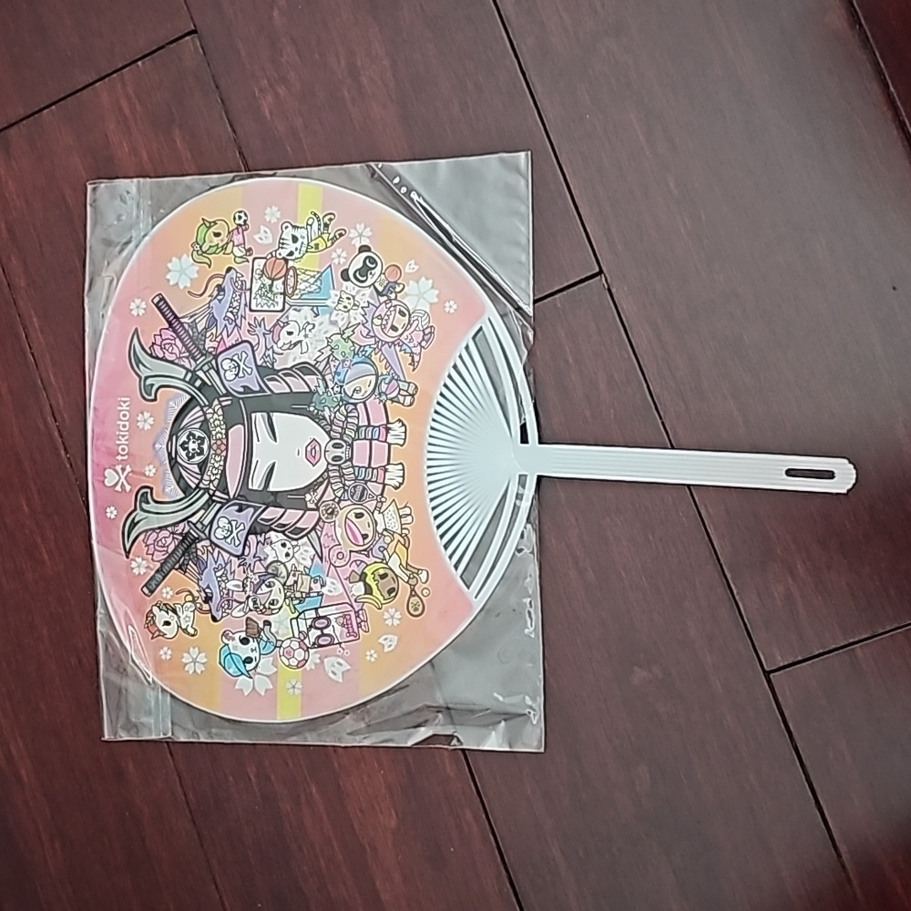 Tokidoki plastic hand held fan